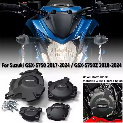 for Suzuki GSX-S750 2017-2024 GSXS 750 GB racing engine protective cover GSX-750 accessories and mod