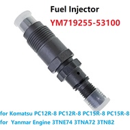 YM719255-53100 Fuel Injectors for Yanmar Engine 3TNE74 3TNA72 3TN82 3TN66UJ 3TN66L-UT 3TNE74-GB2S 3T