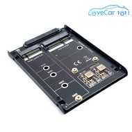 M.2ตัวแปลงสัญญาณsata 2.5นิ้วไรเซอร์บอร์ด SATA3.0 6Gbps M2 SATA เพิ่มบนบัตร B + M สนับสนุนคีย์2230 22