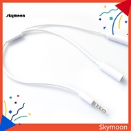 Skym* 35mm Audio Music Splitter Cable Earphone Headphone Adapter 1 Male to 2 Female