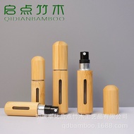 Bamboo Wood Perfume Bottom Packing Bottle Bamboo Shell Directly Filled Perfume Packing Bottle Spray 