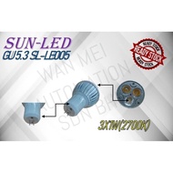 GU 5.3 SL-LB005 240V (2700K) 3*1W