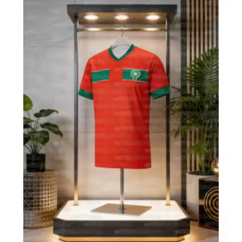 Pro Soccer Jersey Morocco National Team Kit 3D Printed Adult Kids Athleisure T-Shirt Summer Quick-dr