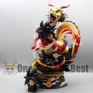 龍珠 Dragon Ball 超四悟空 孫悟空 昇龍拳造型 巨型雕像(45cm) [雙頭雕]