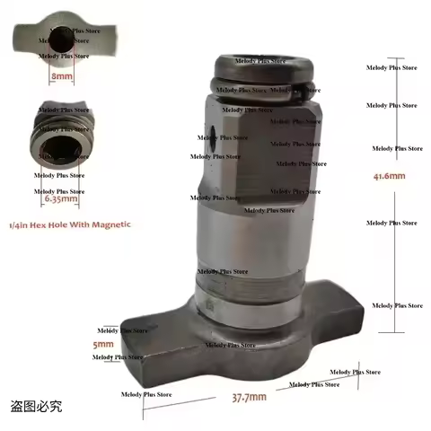 1/2 Impact Wrench Spindle Anvil Shaft Conversion Head Electric Wrench Spare Parts for Milwaukee Park