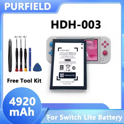 3.8V 4920mAh 18.7Wh HDH-003 Replacement battery with tools For Nintendo Switch Lite HDH-001 HDH 003 