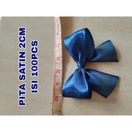 SATIN RIBBON 100PCS (2CM) FOR HAMPERS RIBBON SATIN