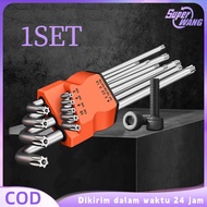 9pcs L Torx Key Set L Star Torx Key Tamper L Key Hole Torx Star L Key Set