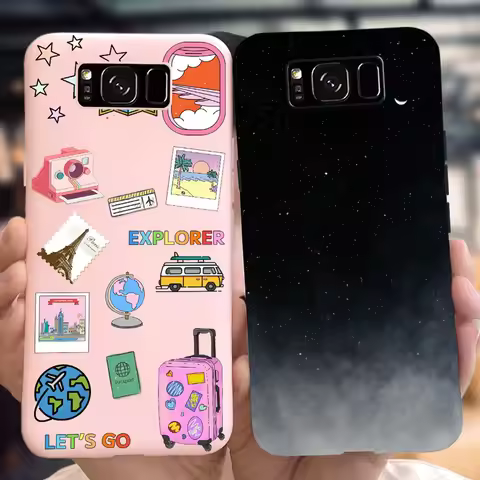 For Samsung Galaxy S8 Plus Case Luxury Space Explorer Shockproof Cover For Samsung S8 Plus SM-G955F 