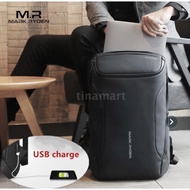 MARK RYDEN 33L Fashionable Anti-Thief Multifunctional Waterproof USB Charging Travel Men Backpack