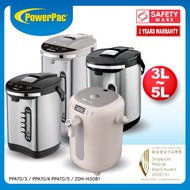 PowerPac Electric Airpot 3L to 5L with 2-way/3-way Dispenser and Reboil (PPA70/3, PPA70/4, PPA70/5, ZDH-H30B1)
