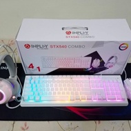 Inplay STX540 | 4 in 1 Keyboard, Mouse, Headset, Mousepad Combo