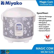 Miyako MCM 528 Magic Com 1.8 Liter Rice Cooker MIYAKO MCM-528 MCM 528/ MCM528/