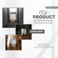 【READY STOCK】TBC 13A WEATHERPROOF SWITCH SOCKET (SIRIM APPROVED)