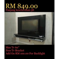 🔥 [FREE INSTALL & BRACKET TV] 🔥 KABINET TV RM849 SIAP PASANG HARGA KILANG 🔥