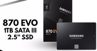 Samsung 870 EVO 2.5-inch SATA 6Gbps SSD 1TB | 2TB