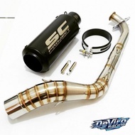 SC-Project CR-T Black Import Full System NMAX TURBO Neo Aerox Alpha LEXA LX 155 Original