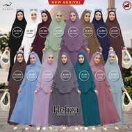 Jubah Abaya Heliza By Mewah Exclusive - Jubah Muslimah Umrah | Clothing Set Berpoket