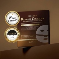 WellDerma Hydrogel Retinol Collagen Fitting Mask รุ่นใหม่ 1 กล่อง 4 แผ่น มีอ.ย.