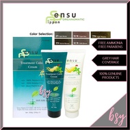 Nippon Sensu Organomatic (4N/5N/5CR/6CB/7N) Ginseng Hair Dye Treatment Color Cream - 250g x2