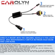 2pcs H8 H11 adapter harness, automotive automatic line connector H11 Fog Light Wire Set with Plug-an