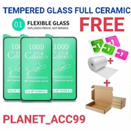 Tempered Glass Ceramic Full Vivo Y30/Y30i/Y50/Y1s/V11-V11i/V11pro/V15/V20/S1/Z1pro