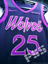 【羅斯木狼城市版AU】Authentic Timberwolves Rose City Edition Jersey