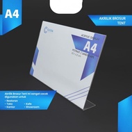 Brochure HOLDER/TENT HOLDER Acrylic DISPLAY LANDSCAPE A4 Type L