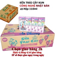 SỮA KUN 48 hộp 110ml MIX 3 vị CAM NHO TRÁI CÂY NHIỆT ĐỚI sữa Công nghệ Nhật bản - SHOP ANPHUONG
