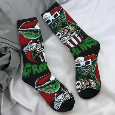 Men's Socks Gizmo Gremlins Christmas Stockings Autumn Vintage Soft Socks Design Climbing Anti Skid S