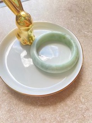 青提奶蓋 岫玉手鐲 54手圍