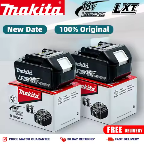 Premium Makita 18V LXT® Lithium-Ion Battery and Charger Starter Pack (6.0Ah / 5.0Ah) For LXT BL1830