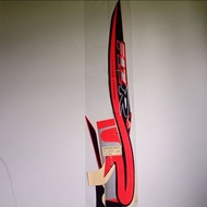 Yamaha FIZR FIZ R F1ZR Caltex Orange Striping Sticker