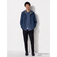 UNIQLO MEN'S PARKA HOODIE JACKET REVERSIBLE WATER REPELENT PARKA JACKET