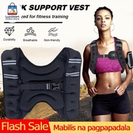 Vest 5KG Weight Vest with Reflective Stripe Workout Vest for Workout