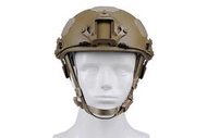 WST-AF 二合一 戰術頭盔 沙 ( 軍用生存遊戲鎮暴警察軍人士兵鋼盔頭盔防彈安全帽護具海豹運動自行車滑板