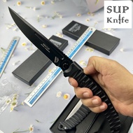 Supknife มีดพับ HOKC ขนาดยาว12นิ้ว ใบมีดD2 ระบบเปิดใบมีดลื่นๆๆๆด้วยบอลแบริ่งที่ศูนย์กลาง มีดป้องกันตัวขนาดยาว มีดพับพกพา