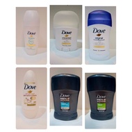 Dove Deodorant Deo Stick for Men and Women Sensitive unscented.