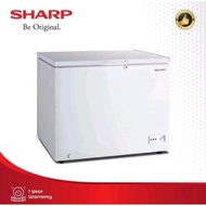 Sharp. Chest Freezer Box Pembeku Putih 310 Liter + Kunci FRV-310X Garansi Resmi