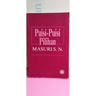 Buku PUISI-PUISI PILIHAN ( MASURI S.N )