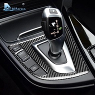 Carbon Fiber Interior Gearshift Panel Cover Sticker for BMW 3 Series F30 F34 320d 320i 328i 335i F36