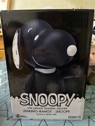 野獸國 花生漫畫史努比 SYAKING存錢筒 黑白版 Beast Kingdom Snoopy Syaking-Bang 黑白版
