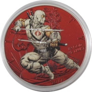 2017 1 oz American Silver ASE GI JOE STORM SHADOW COLORISED (RARE)