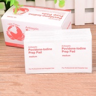 10x First aid Iodine tablets Antiseptic Povidone-lodine Prep Pad for emergency