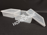SQ5 Square Plastic Disposable Food Container (30pcs±)