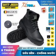 Jogger X1100N S3 SRC high quality cowhide men's safety shoes, waterproof, non-metal structure, anti-slip SRC standard, high neck