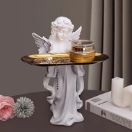 DT59-256 Angel Model Holding A Gold Tray.[6] J5-2