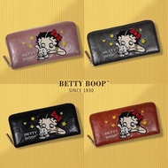BETTY BOOP กระเป๋าสตางค์ใบยาว ซิปรอบ แบรนด์แท้️ หนังPU สุดสวย ใหม่ล่าสุด! เบ็ตตี้ บู๊พ