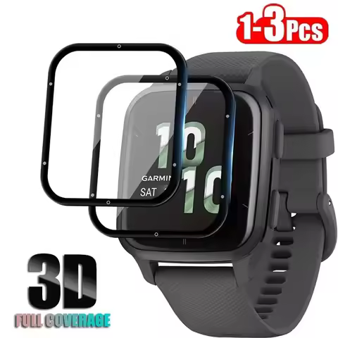 3D Curved Protective Film Compatible for Garmin Venu SQ SQ2 Screen Protector for Garmin Venu SQ2 SQ 