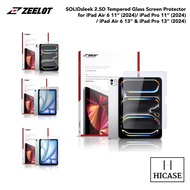 ZEELOT SOLIDsleek 2.5D Tempered Glass Screen Protector for iPad Pro 11" / Air 6 11" / iPad Air 6 13" &amp; iPad Pro 13" 2024